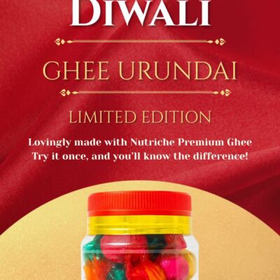 Nutriche Ghee Urundai 23 pcs (Deepavali Edition)