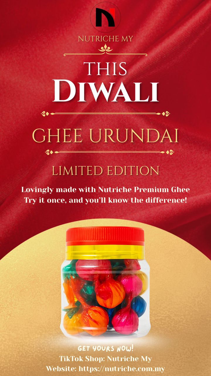 Nutriche Ghee Urundai 23 pcs (Deepavali Edition)